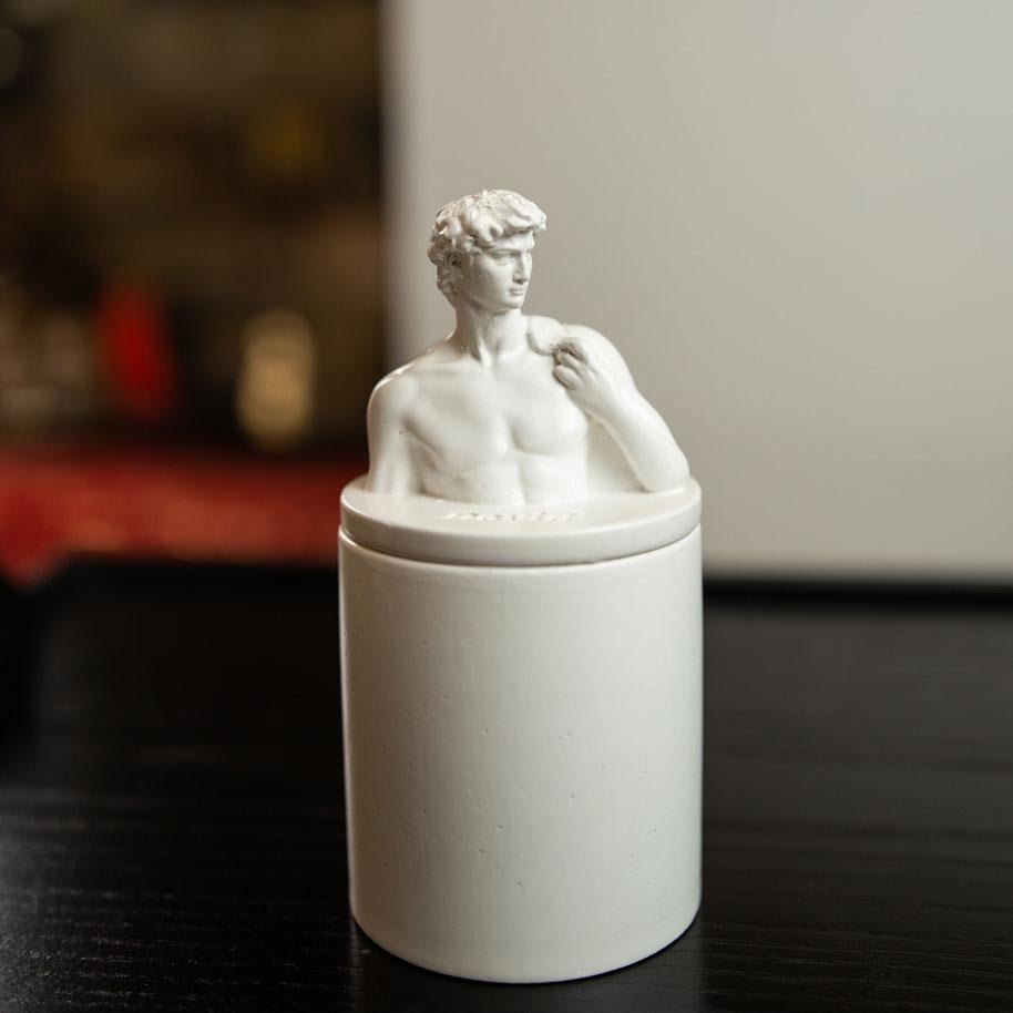 Аромасвеча DAVID AGARWOOD 100% WOOD WAX 35h 165 г White (NAC 1005W)