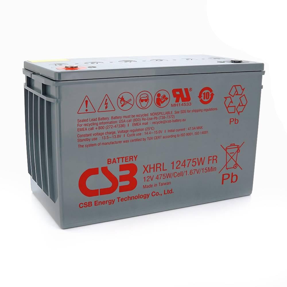 Батарея акумуляторна CSB XHRL12475WFR 12V 118,8Ah 343х213х170 мм (31275)