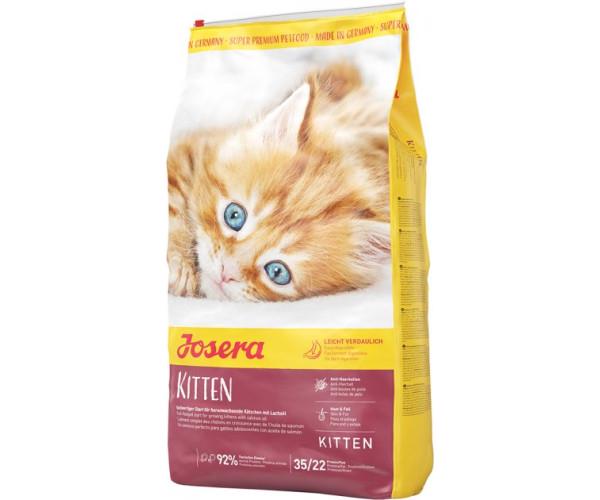 Корм сухий для кошенят кішок, що годують і вагітних Josera Kitten з птахом і маслом лосося 400 г