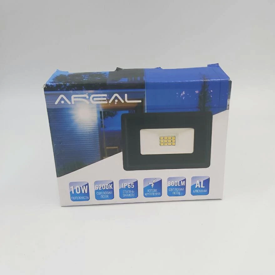 Прожектор світлодіодний AREAL PR-10W 6200К 220 V IP65 - фото 3 Прожектор світлодіодний AREAL PR-10W 6200К 220 V IP65 - фото 3