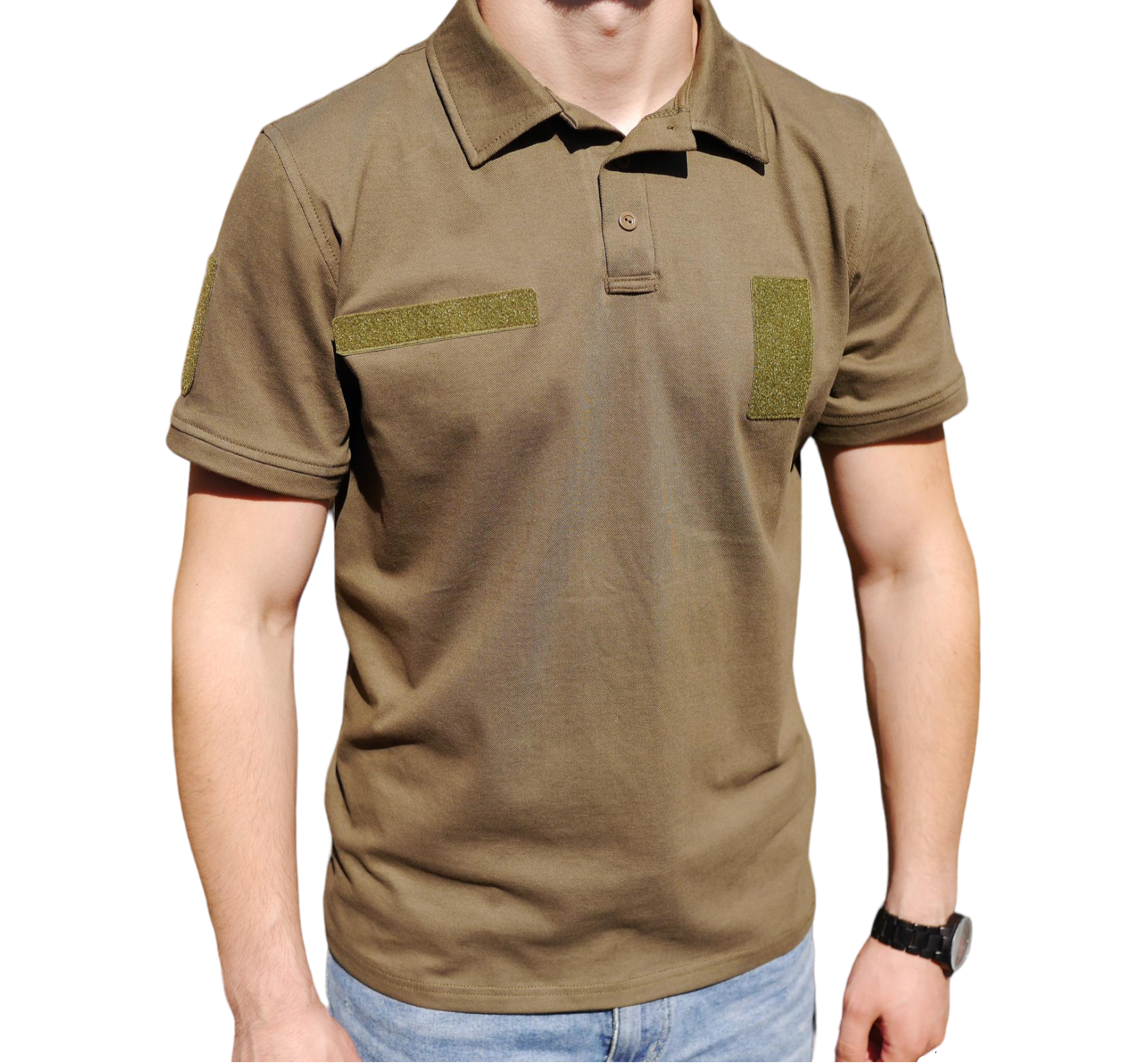 Поло Kiborg Лакоста M Хаки (1116-m)
