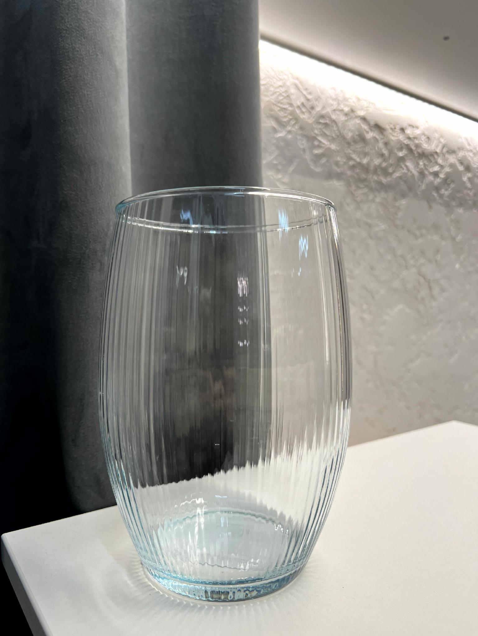 Ваза стеклянная Lyra h 20 см (100012835)