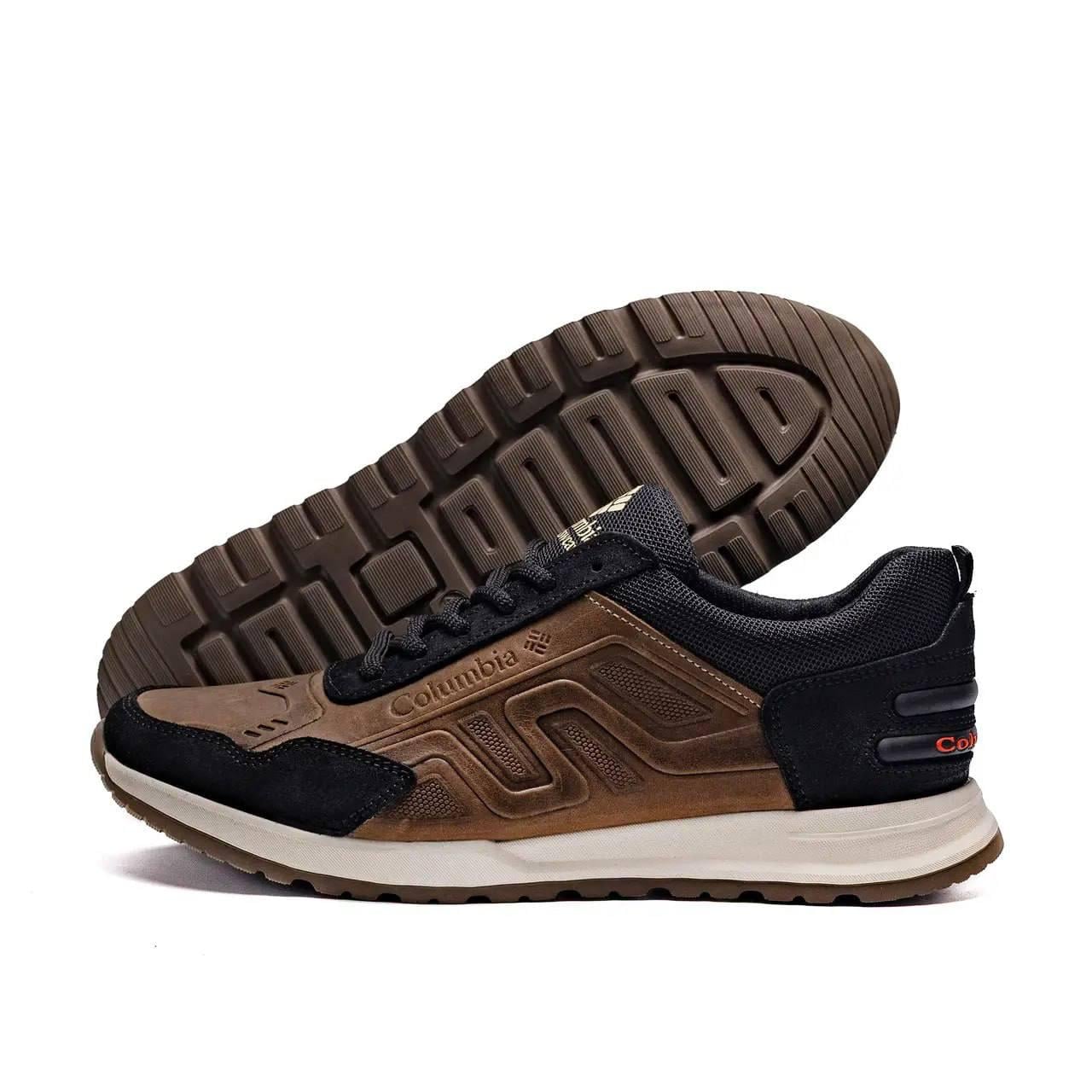 Кроссовки мужские повседневные кожаные аналог Columbia р. 41 27 см Коричневый (700ор 41) Кроссовки мужские повседневные кожаные аналог Columbia р. 41 27 см Коричневый (700ор 41)