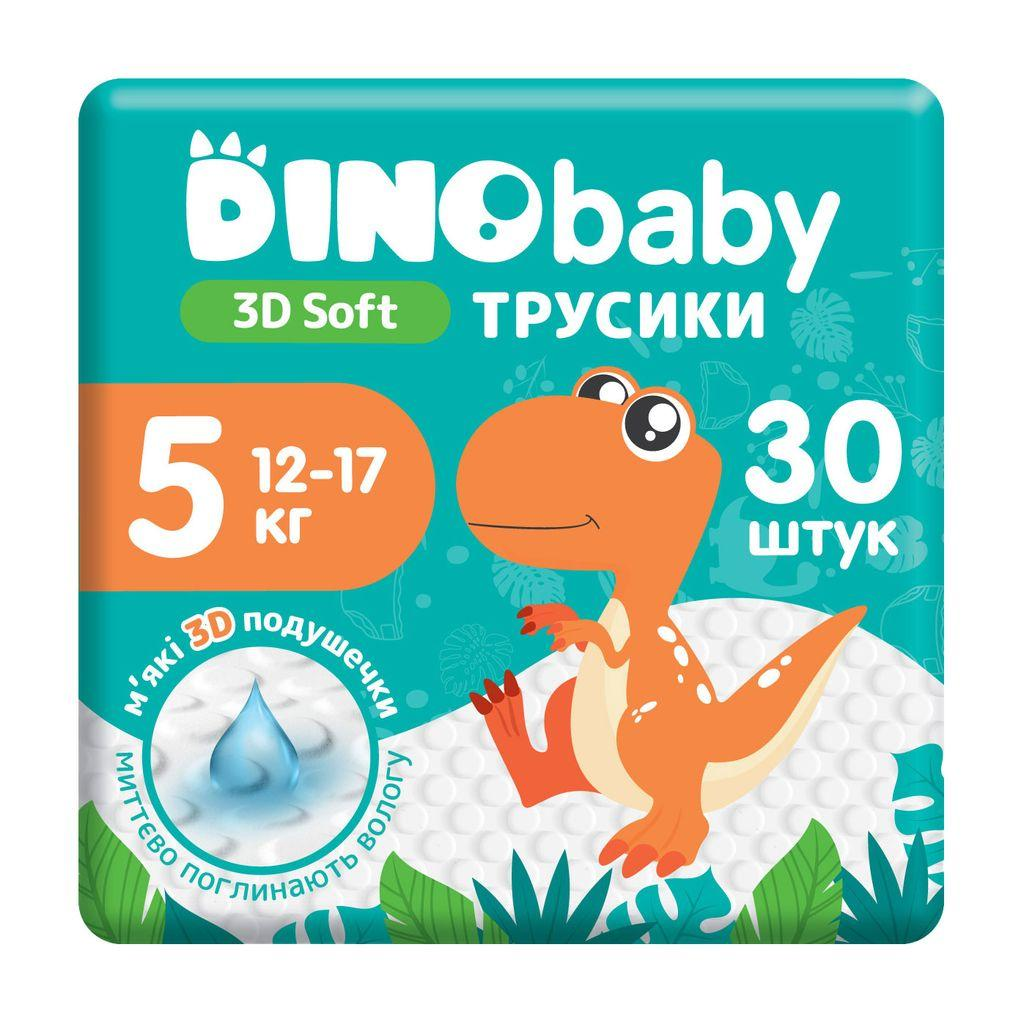 Подгузники-трусики Dino Baby 3D Soft р.5 12-17 кг 30 шт. (33391851)