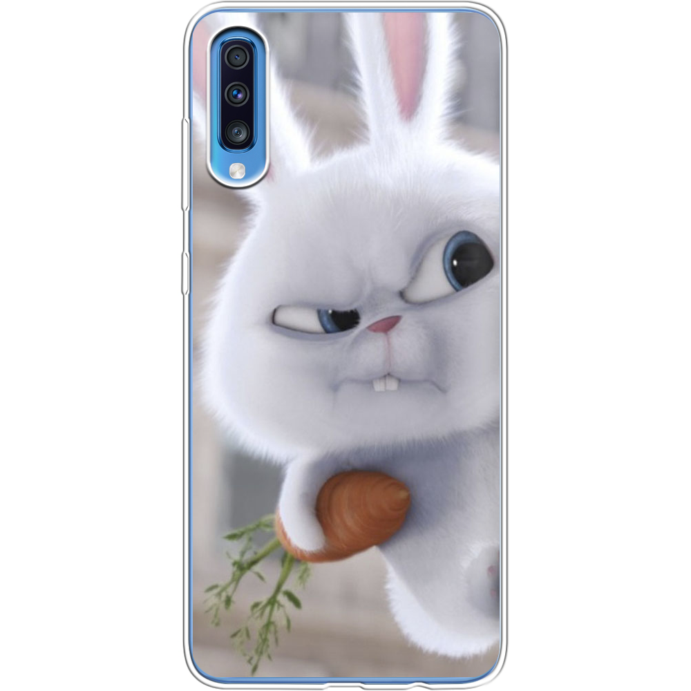 Чохол BoxFace Samsung A705 Galaxy A70 Rabbit Snowball Прозорий силікон (36860-up1116-36860) - фото 1