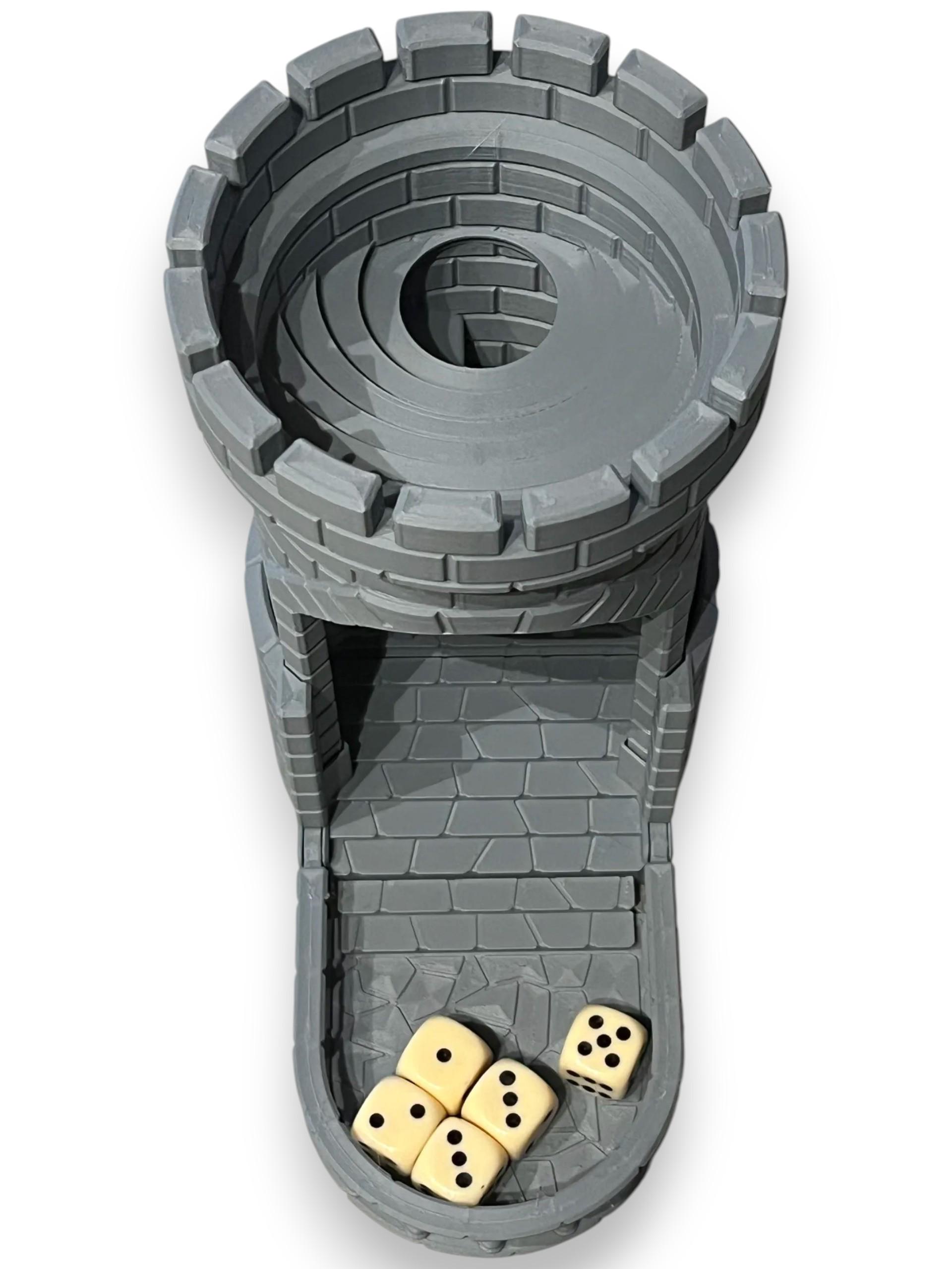 Башня для настольных игр Dice Tower SmashGate Серый (0699-1) - фото 3