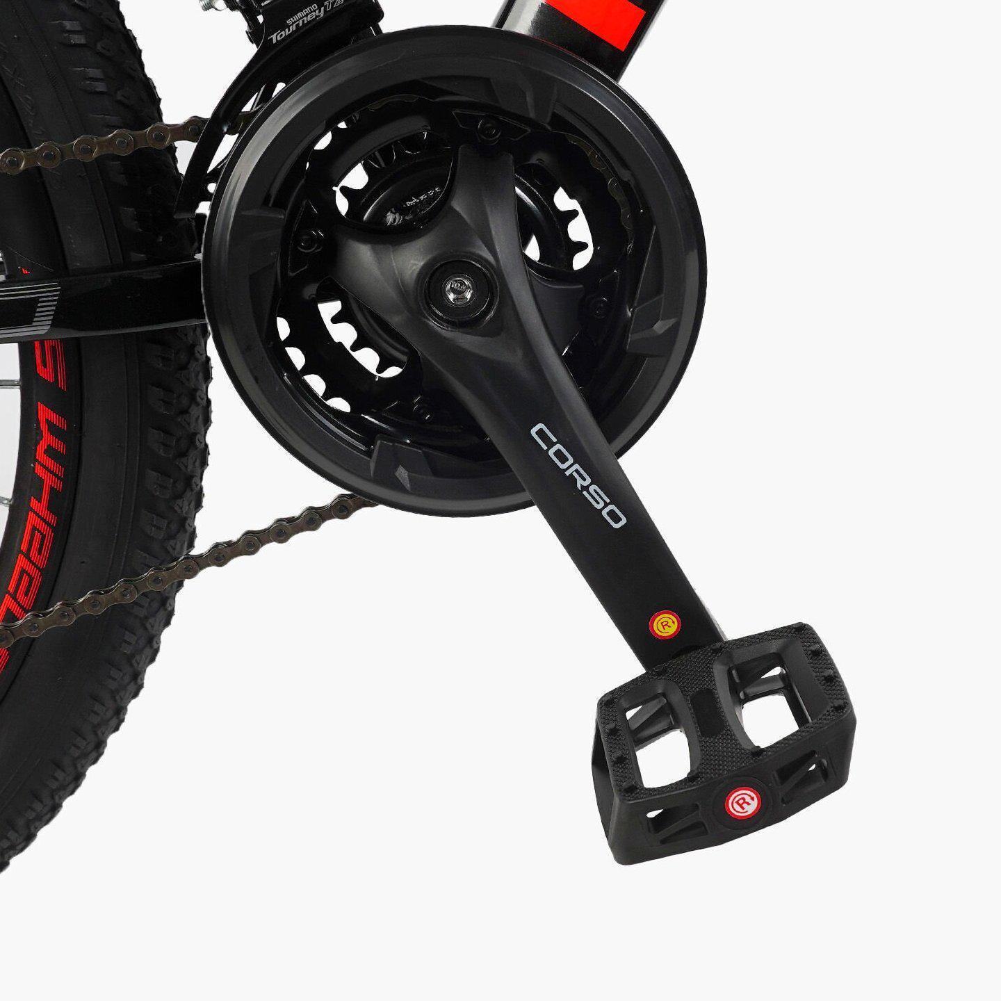 Велосипед горный Corso Next алюминиевый 26"/13" Черно-красный (795701160) - фото 6 Велосипед горный Corso Next алюминиевый 26"/13" Черно-красный (795701160) - фото 6
