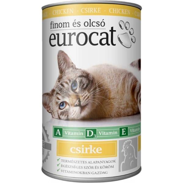 Консерва для кошек EuroCat Курица 415 г (000019897)