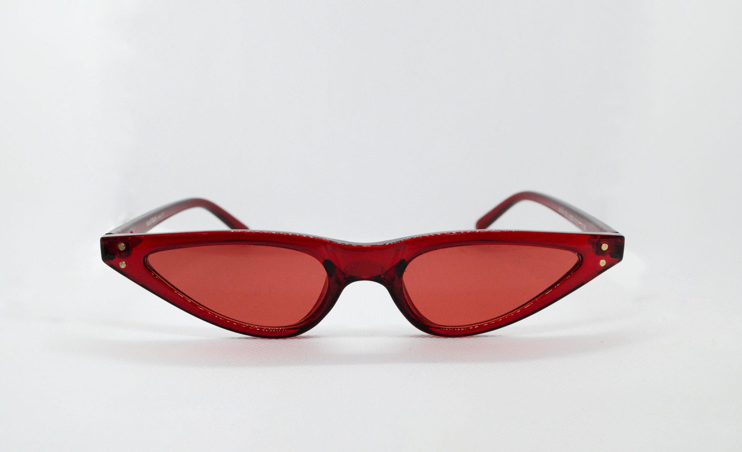 Очки солнцезащитные узкие Красный (U-1)
