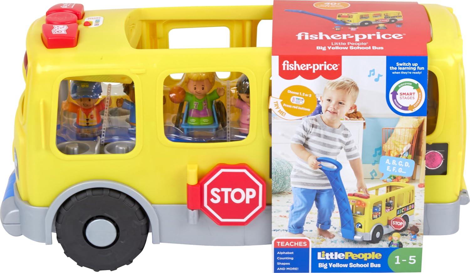 Игрушка каталка Fisher Price Little People Big Yellow School Bus (21043935)