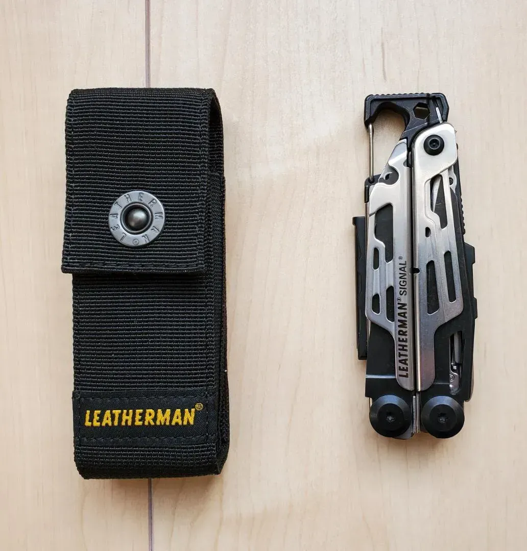 Мультитул Leatherman Signal 19 инструментов с чехлом Black/Silver (26256801) - фото 9