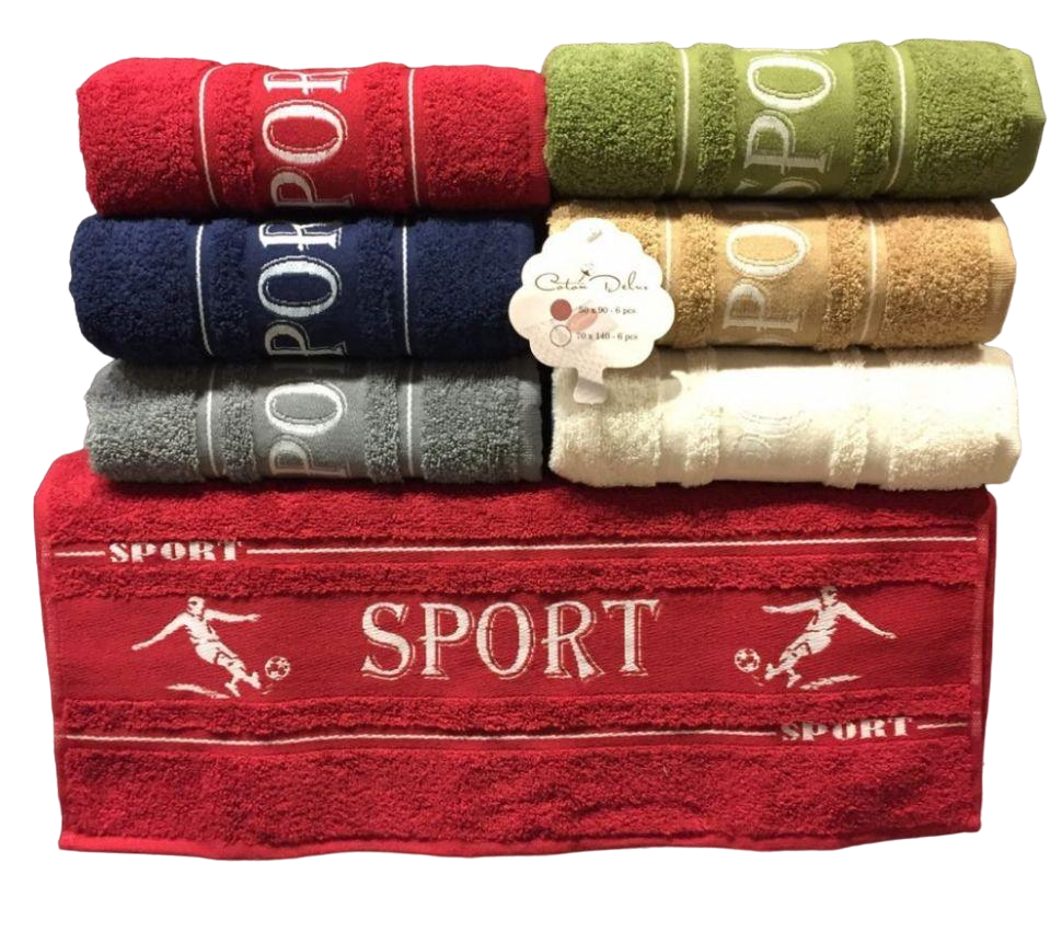 Набор полотенец Gursan Cotton Sport 70х140 6 шт. (18866) Набор полотенец Gursan Cotton Sport 70х140 6 шт. (18866)
