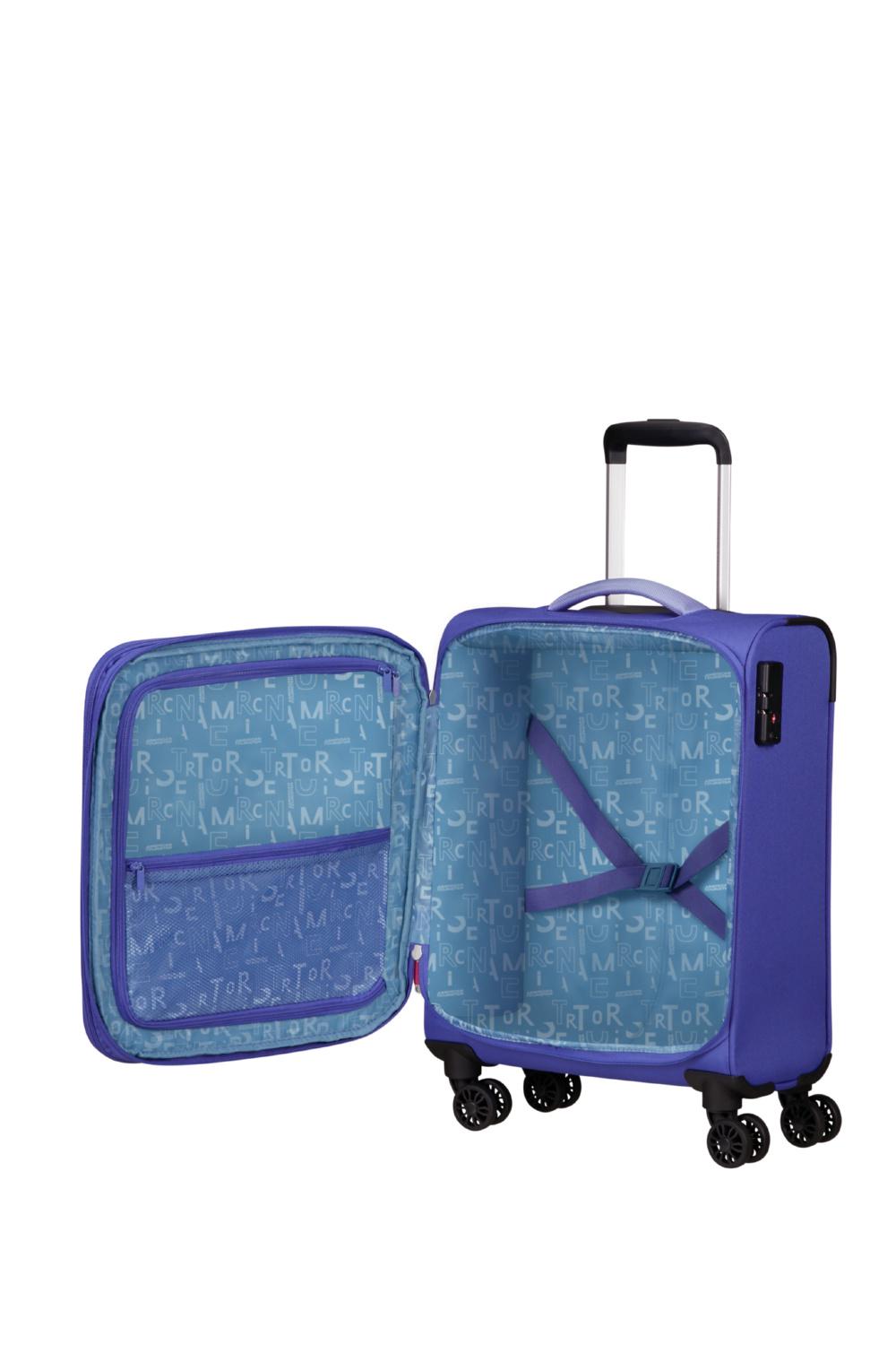 Валіза American Tourister PULSONIC 55x40x23/26 см Фіолетовий (MD6*61001) - фото 3