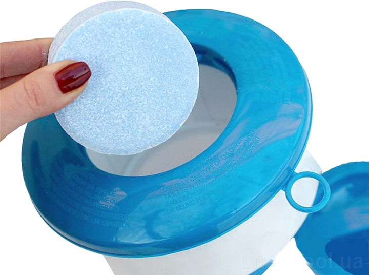 Дозатор для хімії Intex 29041 для таблеток MAX хлор для басейнів будь-якого типу Блакитно-білий (132-9-29041) - фото 3 Дозатор для хімії Intex 29041 для таблеток MAX хлор для басейнів будь-якого типу Блакитно-білий (132-9-29041) - фото 3