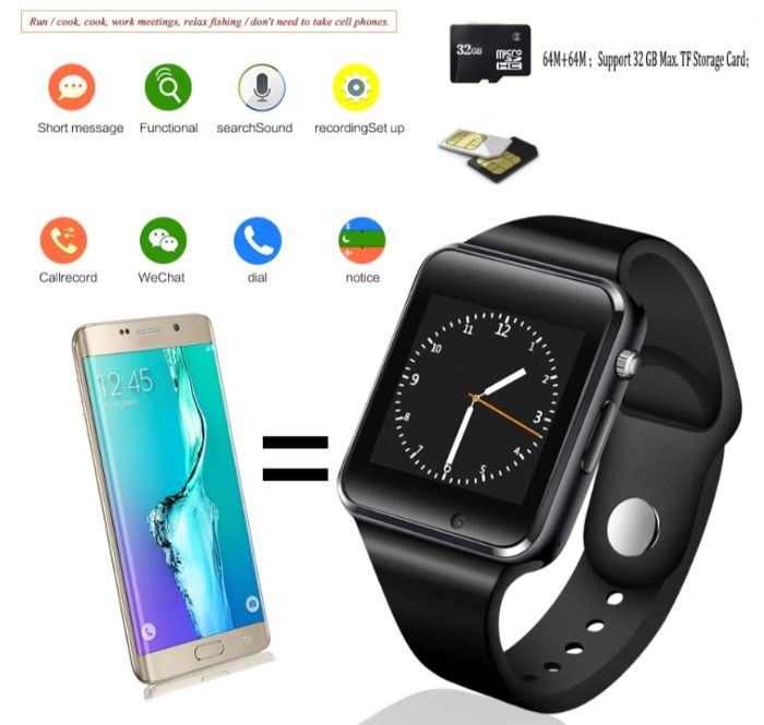 Смарт-годинник UWatch A1 Turbo Black (5015) - фото 10 Смарт-годинник UWatch A1 Turbo Black (5015) - фото 10