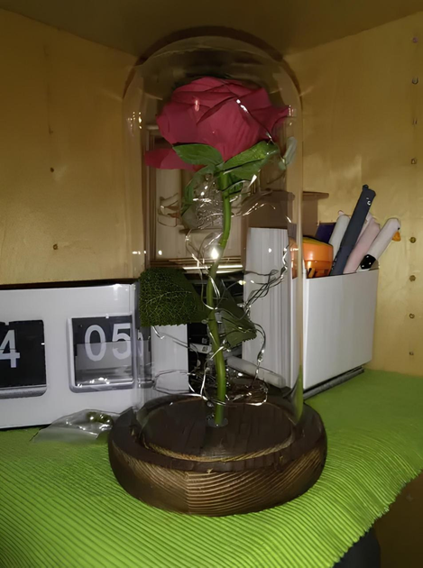 Троянда в колбі з Led-підсвіткою Червоний (29433505) - фото 3 Троянда в колбі з Led-підсвіткою Червоний (29433505) - фото 3