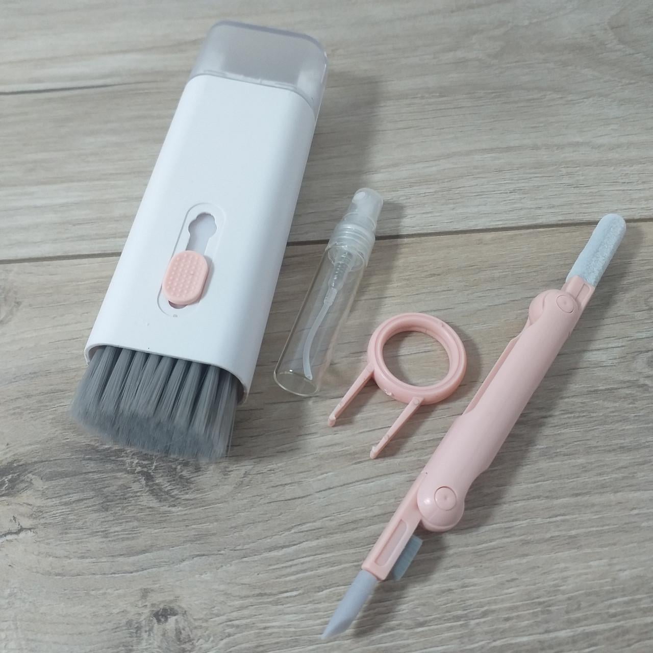 Набор для чистки электроники и гаджетов многофункциональный 7в1 Белый (KG-11447) Набор для чистки электроники и гаджетов многофункциональный 7в1 Белый (KG-11447)