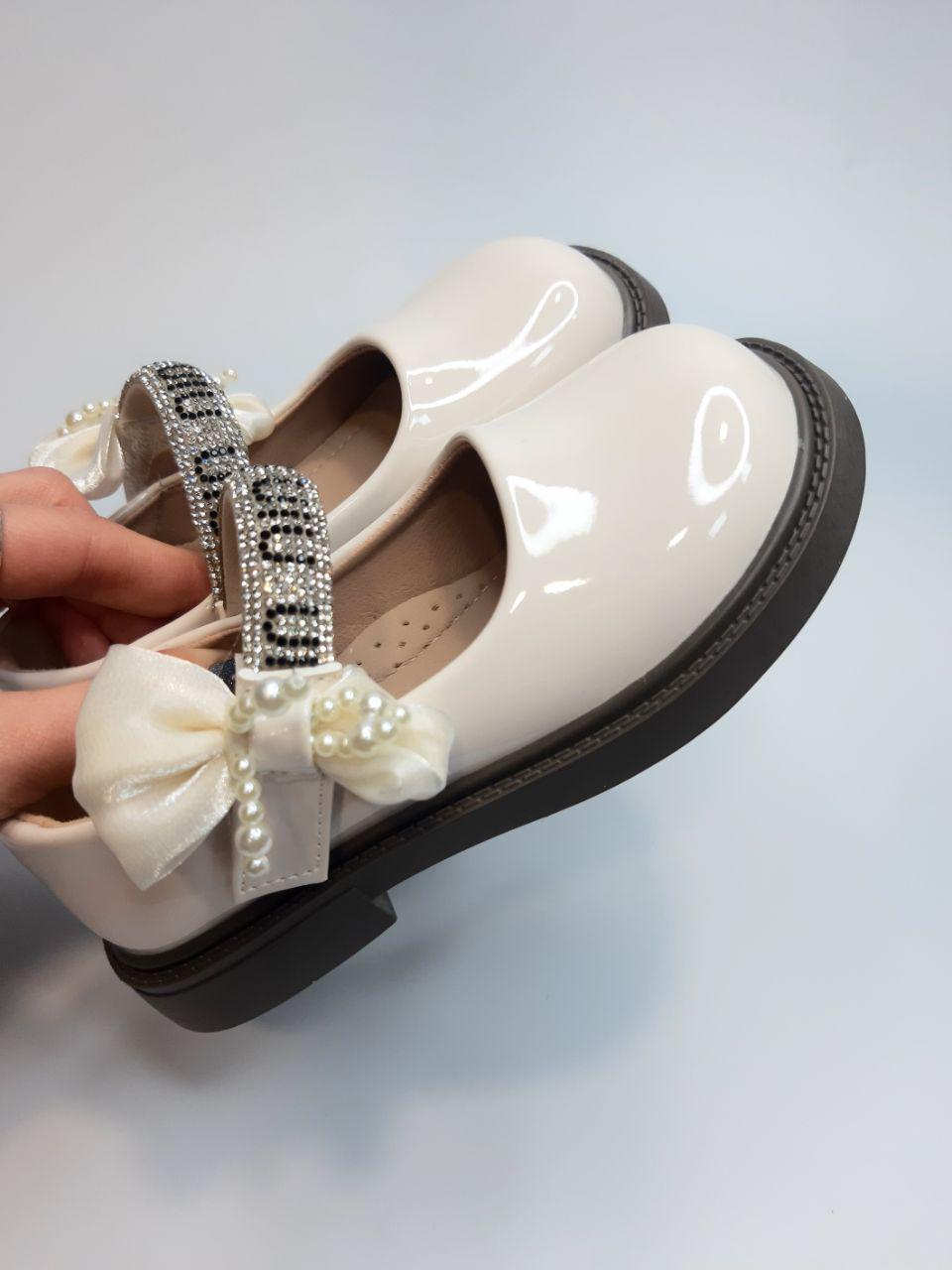 Туфлі для дівчинки Clibee р. 29 17,8 см Бежевий (619 DВ beige) - фото 4 Туфлі для дівчинки Clibee р. 29 17,8 см Бежевий (619 DВ beige) - фото 4