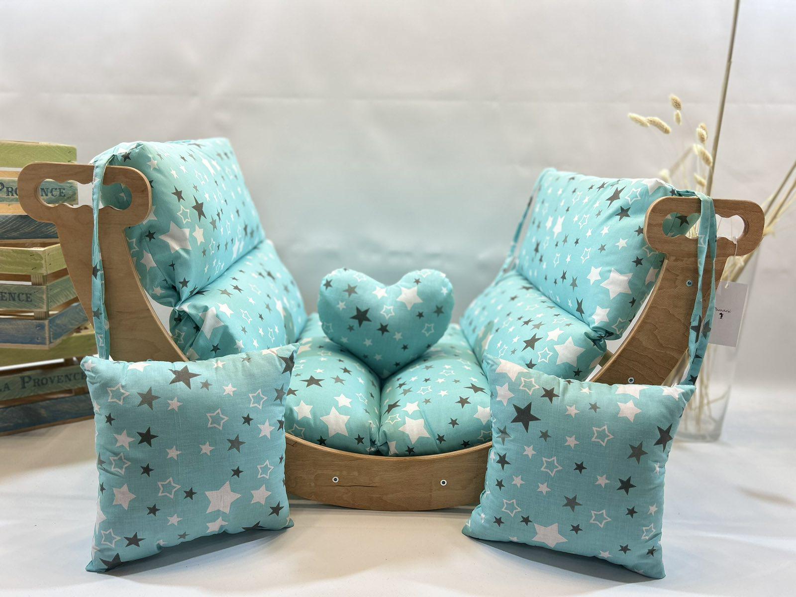 Дитячий тренажер з матрасом Paradox Арка Піклер з натурального дерева (2901202344) - фото 1