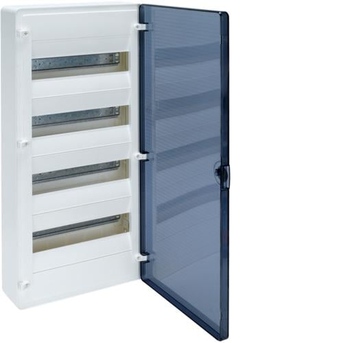 Щит модульный накладной Hager Golf для наружной установки с прозрачной дверцей на 48 модулей (VS412TD)