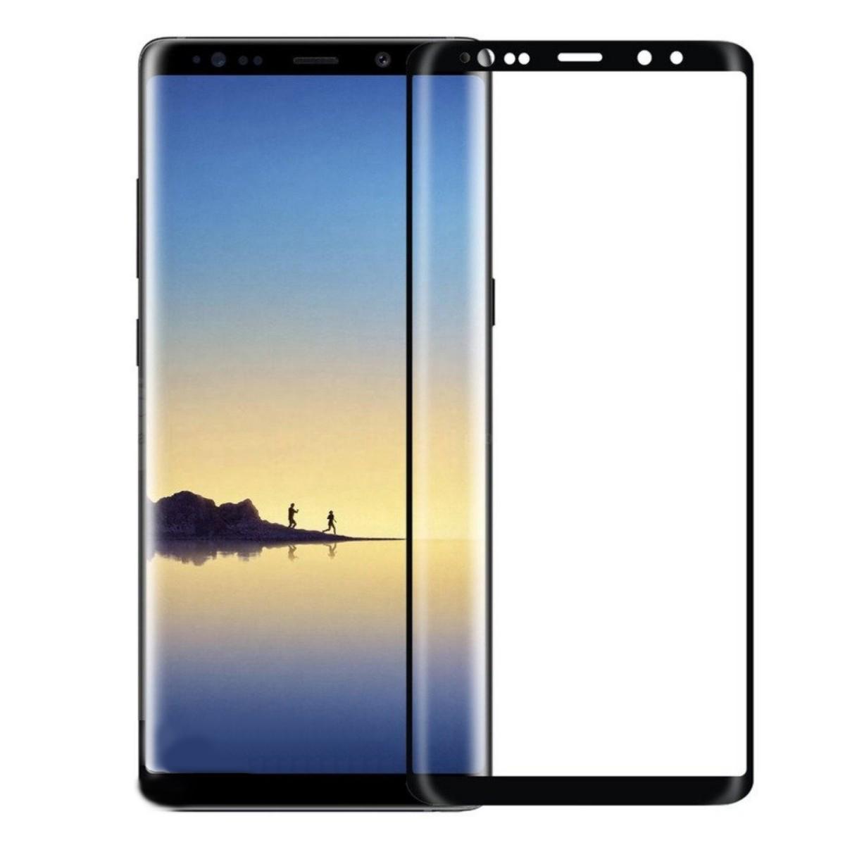 Захисне скло Glass Full Glue для Samsung Note 8 Black (244)