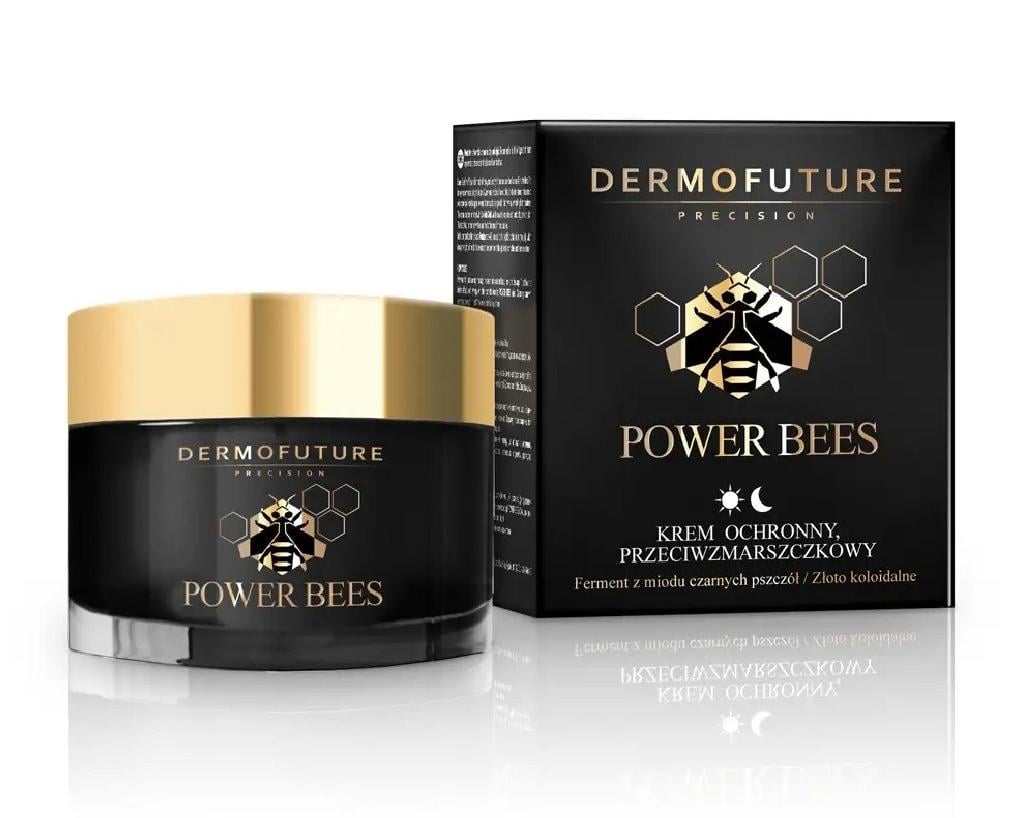 Защитный крем для лица против морщин Dermofuture Power Bees Protective Anti-wrinkle 50 мл (E-00430) Защитный крем для лица против морщин Dermofuture Power Bees Protective Anti-wrinkle 50 мл (E-00430)