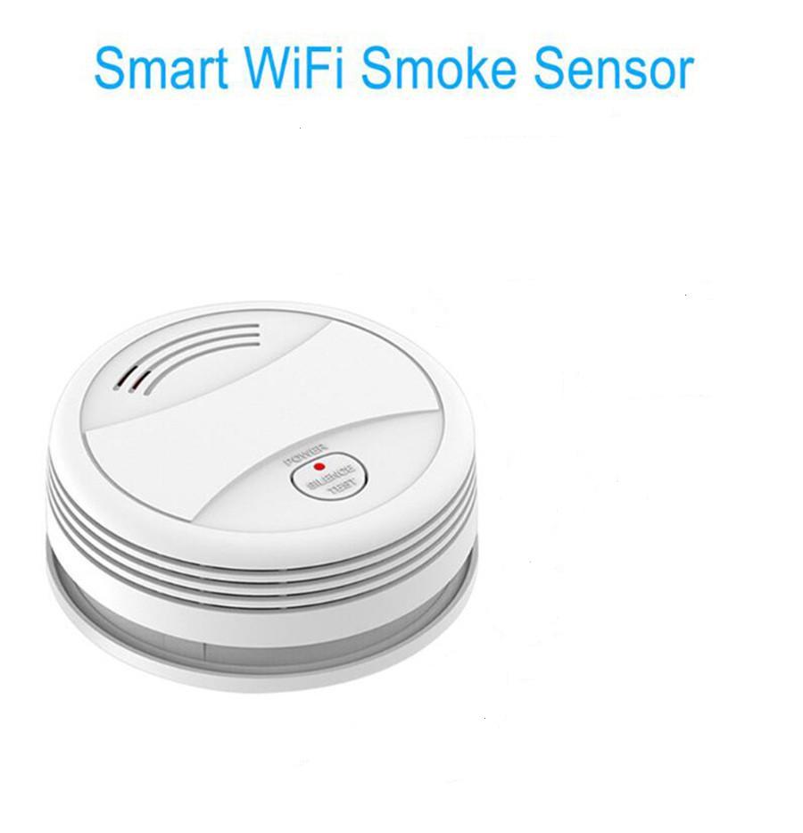 Дитектор диму Tuya smart house WiFi з сиреною (902573) - фото 3