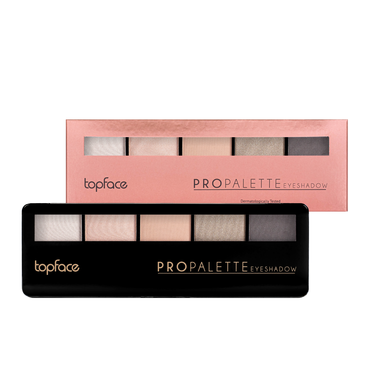 Палитра теней для век Тopface Pro Palette № 06 5 цветов (23938700)
