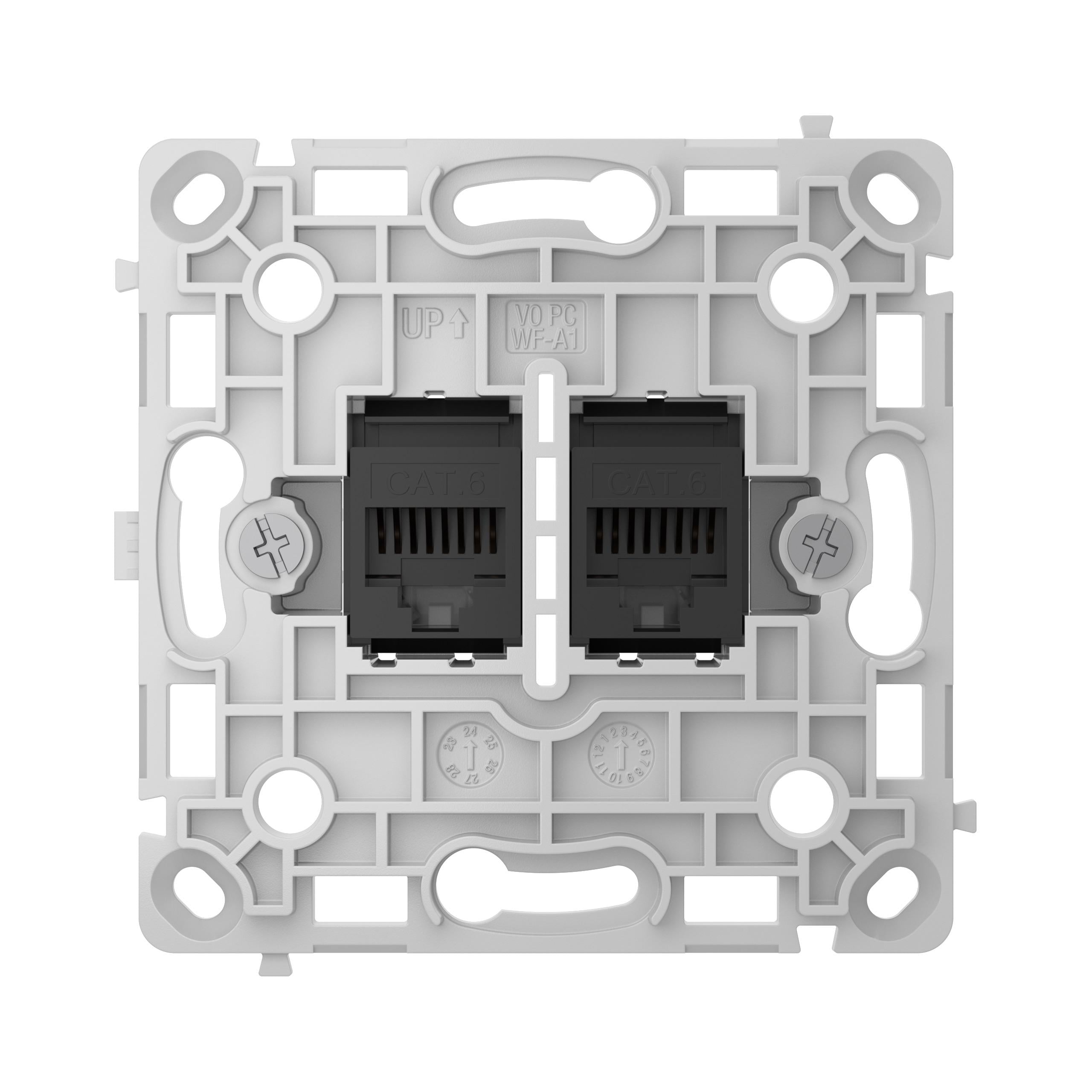 Механизм розетки Ajax OutletCore LAN Vertical Black (16996) Механизм розетки Ajax OutletCore LAN Vertical Black (16996)