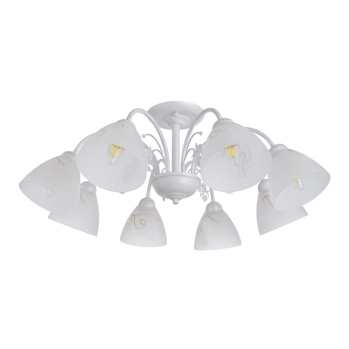 Люстра потолочная Brille E14 60W WH LK-685C/8 24-409 Люстра потолочная Brille E14 60W WH LK-685C/8 24-409