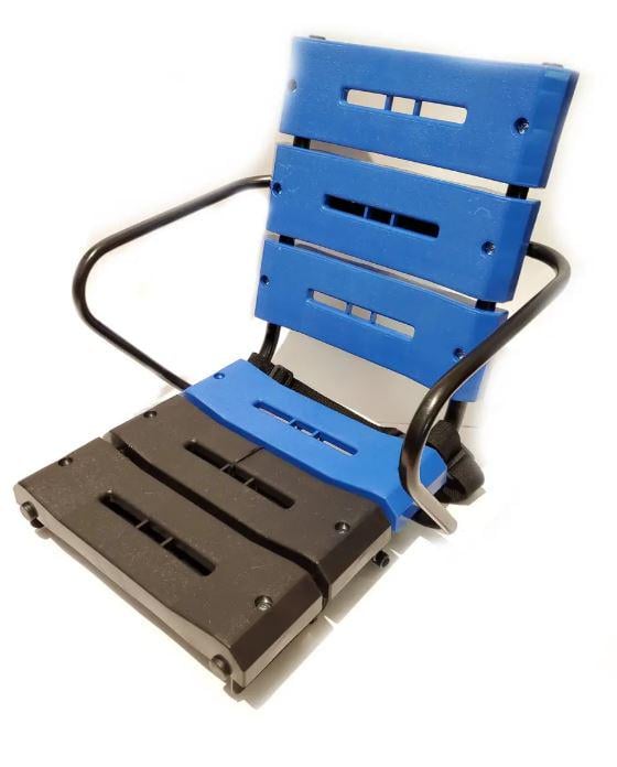 Детское велокресло КОЛЕСО крепление на багажник/металлический корпус/пластик Синий (50000736) - фото 1 Детское велокресло КОЛЕСО крепление на багажник/металлический корпус/пластик Синий (50000736) - фото 1