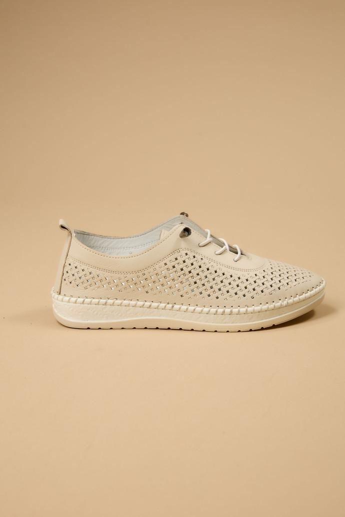 Мокасины женские Anna Lucci кожаные р. 36 Бежевый (194784) - фото 3 Мокасины женские Anna Lucci кожаные р. 36 Бежевый (194784) - фото 3