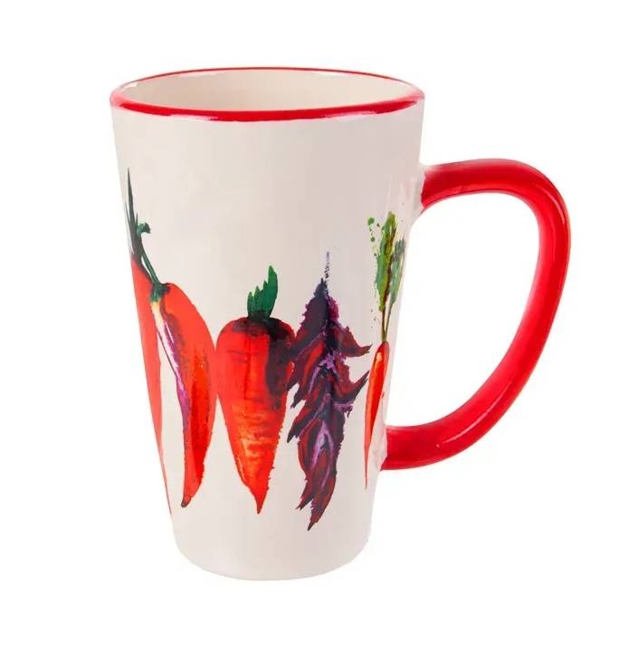 Чашка керамическая Hot vegetables 750 мл (940-286)