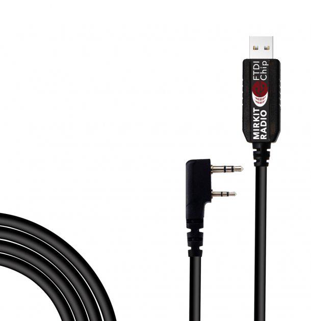 Кабель Mirkit FTDI Model 1 Standart для программирования раций с разъемом K2 Baofeng Black (008020) - фото 3 Кабель Mirkit FTDI Model 1 Standart для программирования раций с разъемом K2 Baofeng Black (008020) - фото 3