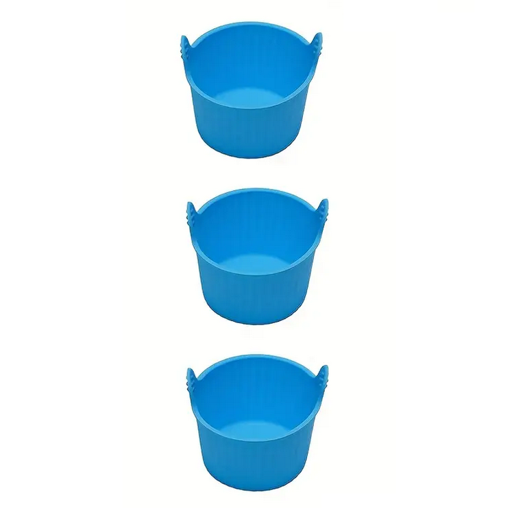 Форми силіконові для варіння яєць пашот 3 шт. Синій (WER-185)