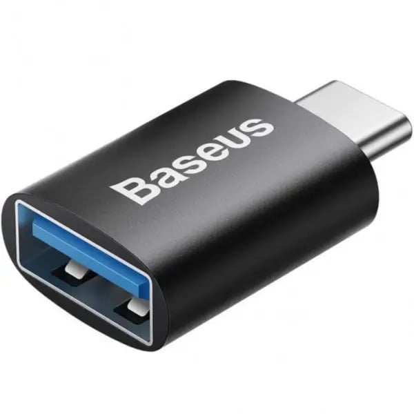 Адаптер-переходник BASEUS Ingenuity Mini OTG USB 3.1 to Type C Black (ZJJQ000001)