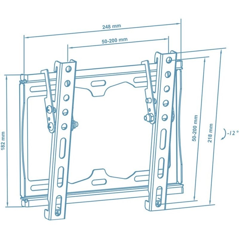 Кріплення для телевізора Walfix TV-20B настінне 15-42" (tf1286) - фото 3 Кріплення для телевізора Walfix TV-20B настінне 15-42" (tf1286) - фото 3