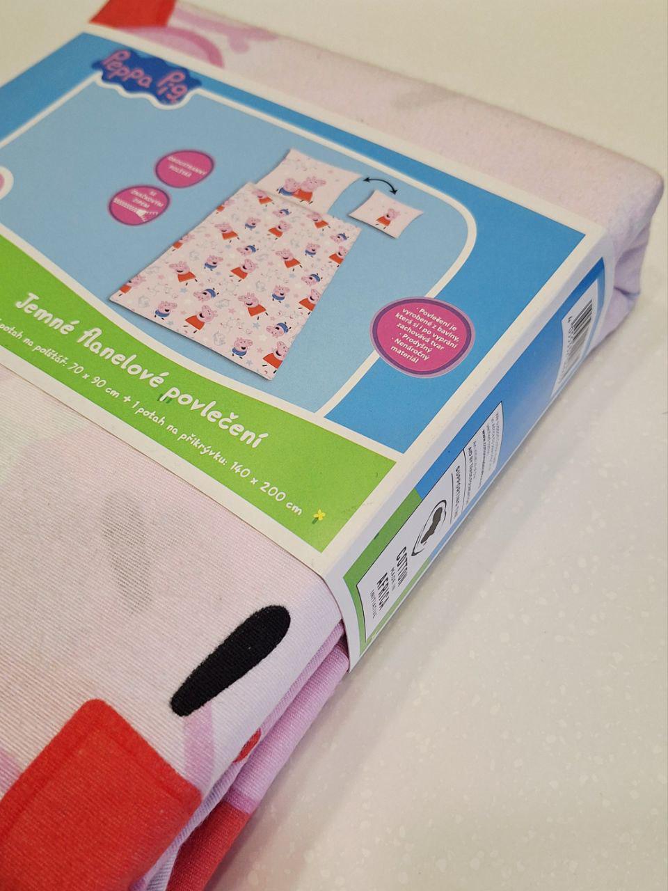 Пододеяло Peppa Pig из фланели 140х200 см с наволочкой 70х90 см (1681) - фото 3 Пододеяло Peppa Pig из фланели 140х200 см с наволочкой 70х90 см (1681) - фото 3