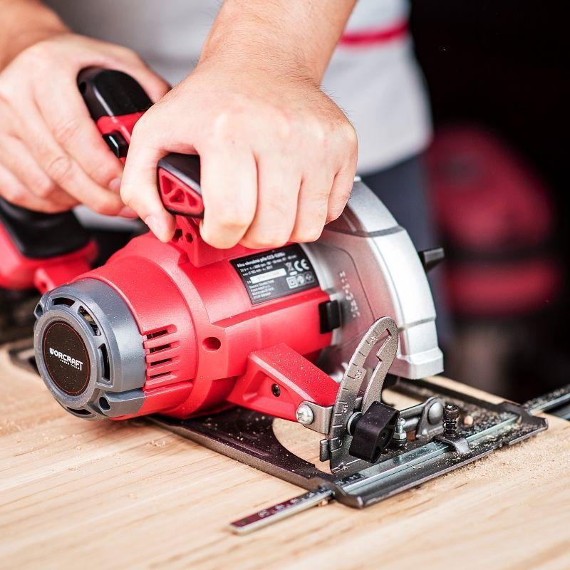 Дисковая пила аккумуляторная Worcraft CCS-S20Li с аккумулятором 4А и зарядным диск 165 мм (43010) - фото 8