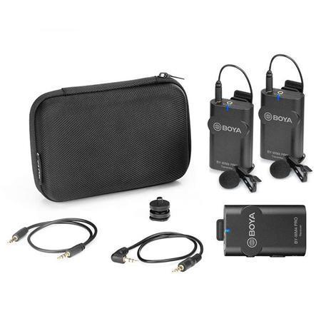 Микрофон петличный Boya BY-WM4 Pro-K2 беспроводной двухканальный