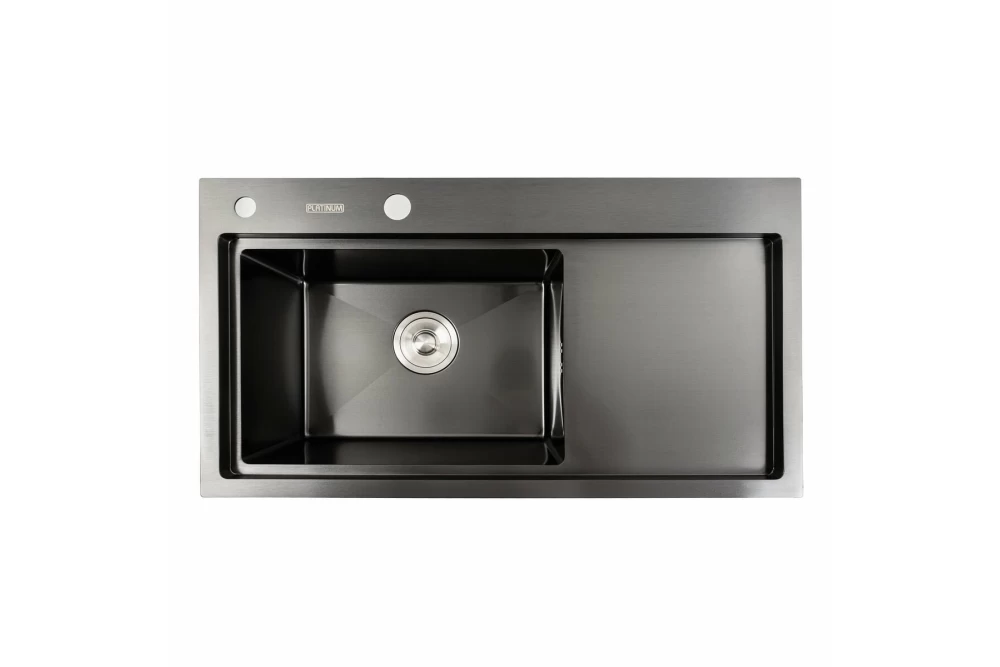 Мойка для кухни Platinum Handmade PVD L 78x43 см Черный (374825)