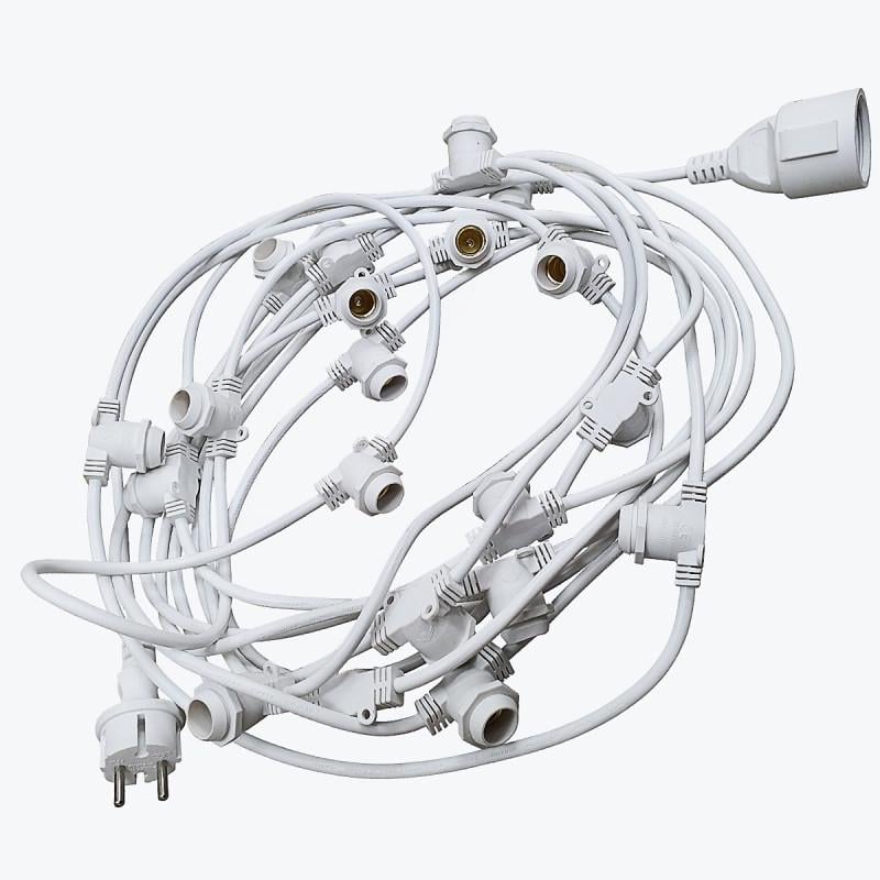 Гирлянда уличная Feron CL50-13 белт-лайт 230 V 20хЕ27 10 м Белый (iz16026)