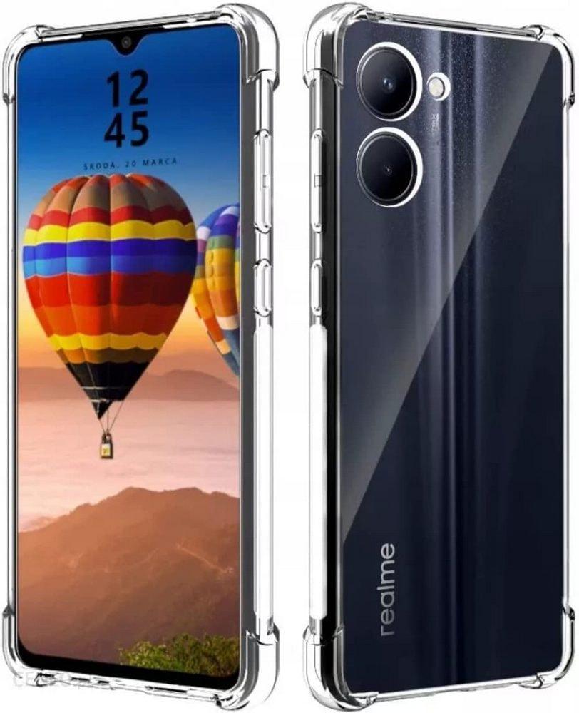 Прозрачный чехол UltraAir MultiCam Realme C33 (усиленный углами) (31119)
