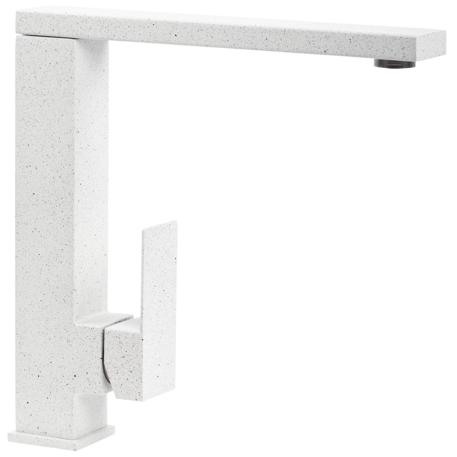 Смеситель для кухни Platinum 30 FHP (8569S) PLS-A33353 однорычажный Белый (158414)