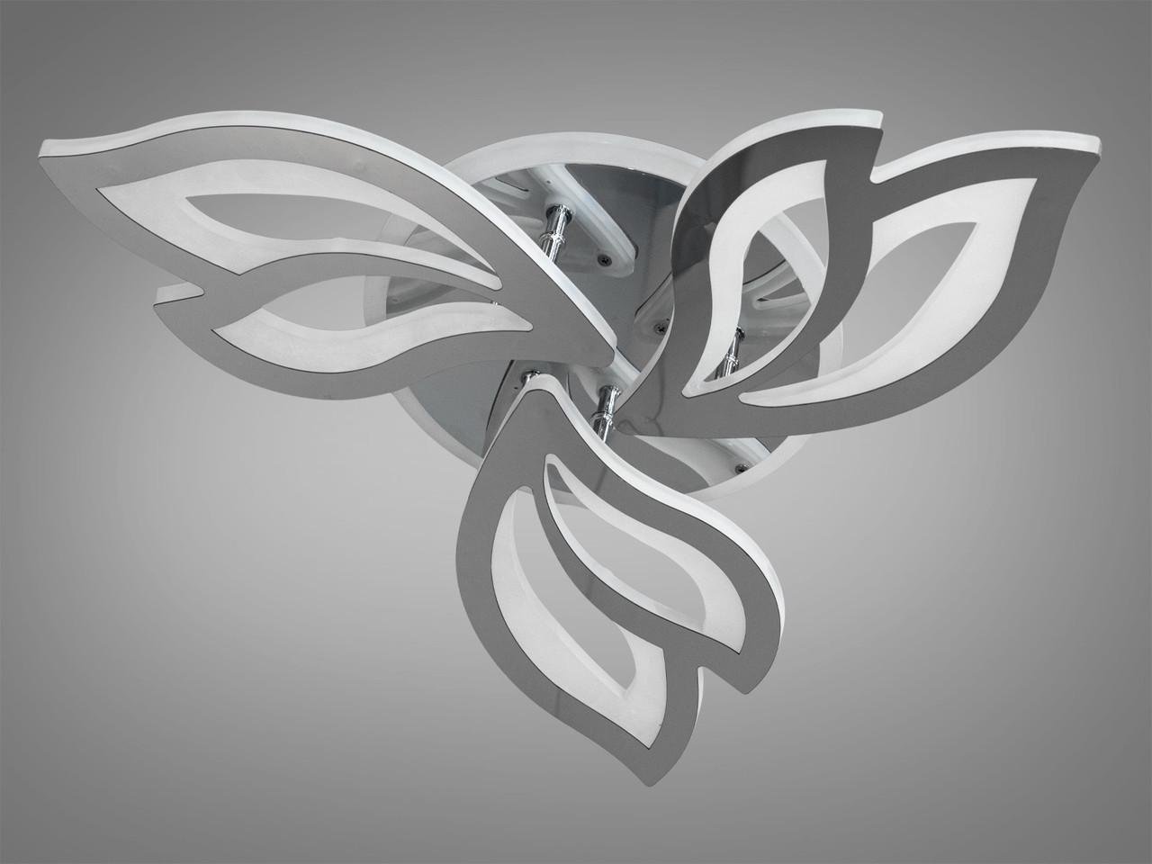 Люстра LED в прихожую с пультом 8165-3HR-LS 55W на 8 м2 Хром (2489048167) - фото 4 Люстра LED в прихожую с пультом 8165-3HR-LS 55W на 8 м2 Хром (2489048167) - фото 4