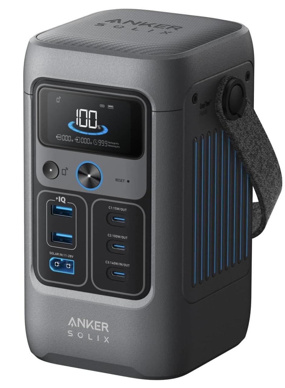 Наружный аккумулятор с фонариком Anker SOLIX C200 Station 60000 mAh 200W 192Wh LiFePO4 Battery