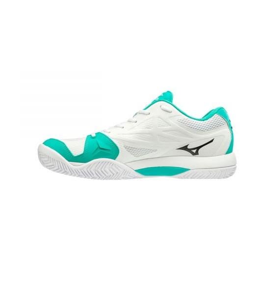 Кросівки Mizuno Wave Intense Tour 5 Clay court р. 42,5 Білий/Чорний/Зелений (UK8.5 61GC1900-35 42,5)