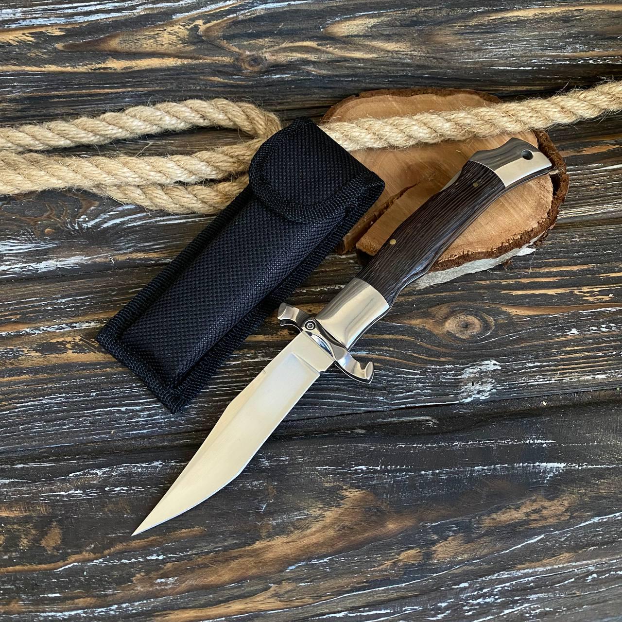 Нож складной туристический длина клинка 105 мм (430)