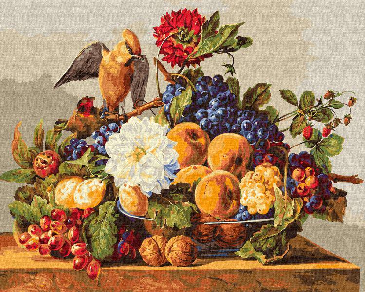 Картина по номерам Идейка Обед свиристеля 40x50 см (Id-KHO4396)