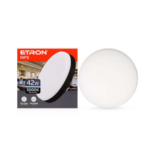 Светильник светодиодный промышленный 42W 5000К IP20 Черный (25499953)